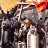 STEAM TRAINS RONDE KLOK