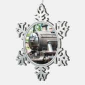 STEAM TRAINS TIN SNEEUWVLOK ORNAMENT (Rechts)