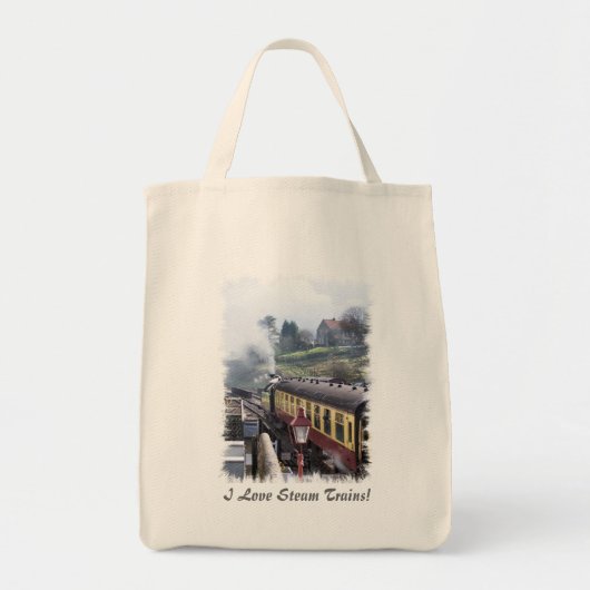 STEAM TRAINS TOTE BAG (Voorkant)