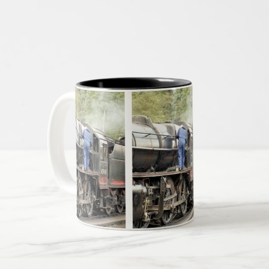 STEAM TRAINS TWEEKLEURIGE KOFFIEMOK (Voorkant links)