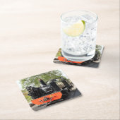 STEAM TRAINS VIERKANTE KARTONNEN ONDERZETTER (Insitu)