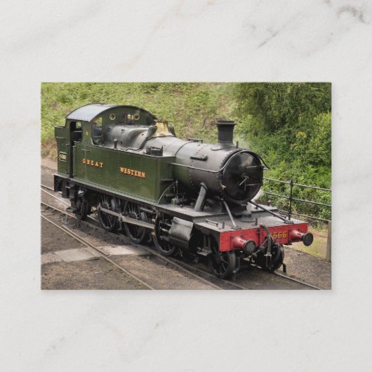 STEAM TRAINS VISITEKAARTJE (Voorkant)