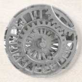 STEAM TRAINS ZANDSTEEN ONDERZETTER (Voorkant)