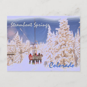 Steamboat Springs Colorado briefkaart