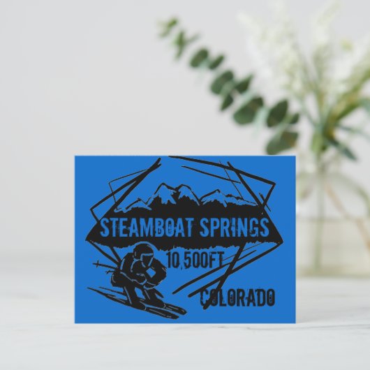 Steamboat Springs Colorado carte postale d'élévati (Debout devant)