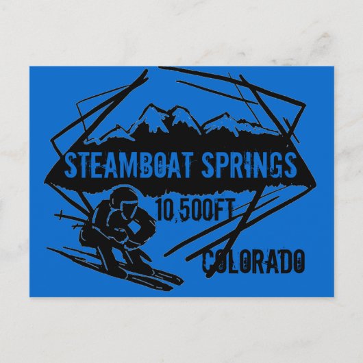 Steamboat Springs Colorado carte postale d'élévati (Devant)