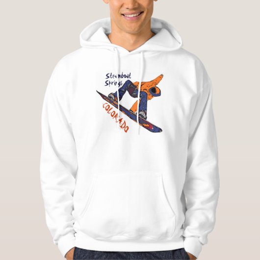 Steamboat Springs Colorado snowboard sweat - shirt (Devant)