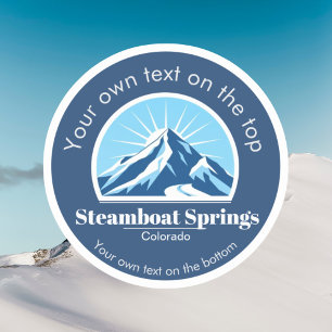 Steamboat Springs Colorado Verenigde Staten Skigeb Sticker