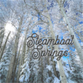 Steamboat Springs Patch Sticker (Voorkant)