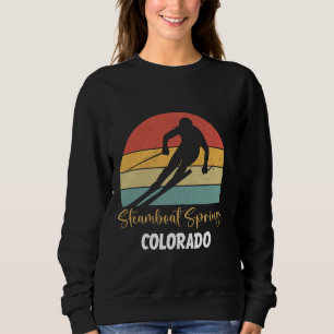 Steamboat Springs Skiën Colorado Grappige Sneeuwsk Trui