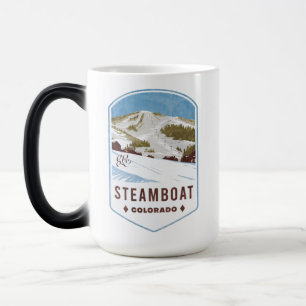 Steamboot Colorado Ski Badge Magische Mok