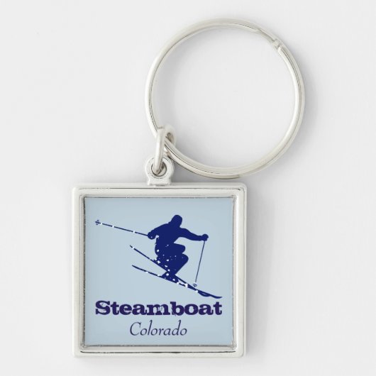 Steamboot Colorado Skier Sleutelhanger (Voorkant)