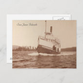 Steamboot Islander Briefkaart (Voorkant / Achterkant)