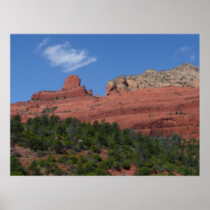 Steamboot Rock in Sedona Arizona Fotografie Poster