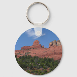 Steamboot Rock in Sedona Arizona Fotografie Sleutelhanger