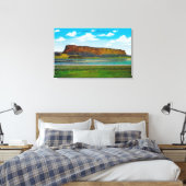 Steamboot Rock, opper Grand Coulee Dam Canvas Afdruk (Insitu (Slaapkamer))