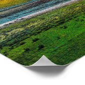 Steamboot Rock, opper Grand Coulee Dam Poster (Hoek)