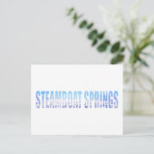 Steamboot Springs Briefkaart (Staand voorkant)