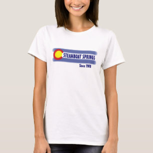 Steamboot Springs Colorado, dames t-shirt