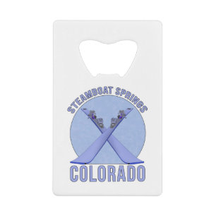 Steamboot Springs, Colorado Kredietkaart Flessenopener