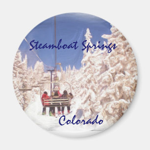 Steamboot Springs magnet Magneet