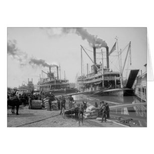 Steamboten in Vicksburg, 1910