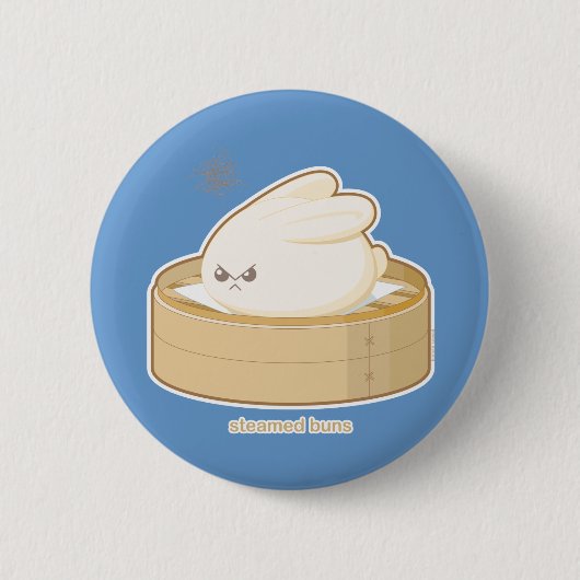 Steamed Buns Ronde Button 5,7 Cm (Voorkant)