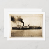 Steamer City of the Straits Briefkaart (Voorkant / Achterkant)