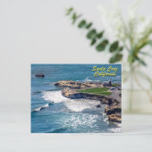 Steamer Lane-Père Noël Cruz, Californie Carte post (Debout devant)