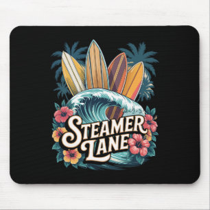 Steamer Lane Surfboards Santa Surfing Cruz Grafisc Muismat