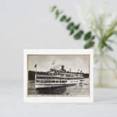 Steamer Peter Stuyvesant - Carte Postale Vintage (Debout devant)