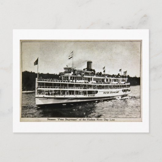 Steamer Peter Stuyvesant - Carte Postale Vintage (Devant)