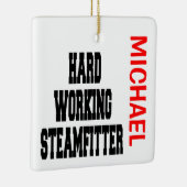 Steamfitter, hard werkend keramisch ornament (Rechts)
