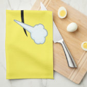 Steaming Emoji Theedoek (Quarter Fold)