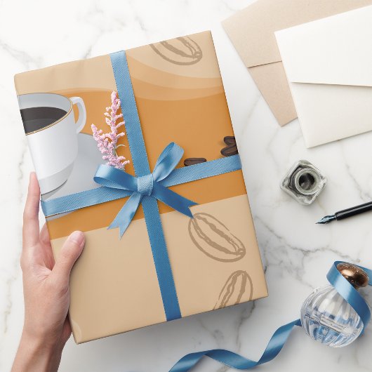 Steaming Hot Coffee Cadeaupapier