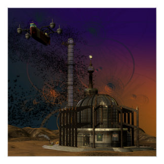 Steamkathedraal Perfect Poster