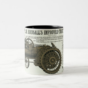 STEAMMOTOR BOERDERIJ TREKKERARTS BOERDERIJ TWEEKLEURIGE KOFFIEMOK