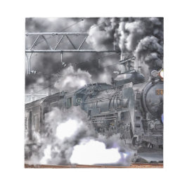 Steammotoren Trainen HDR-foto Notitieblok