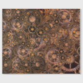 Steampunk 16 Verpakkingspapier Cadeaupapier (Vlak)