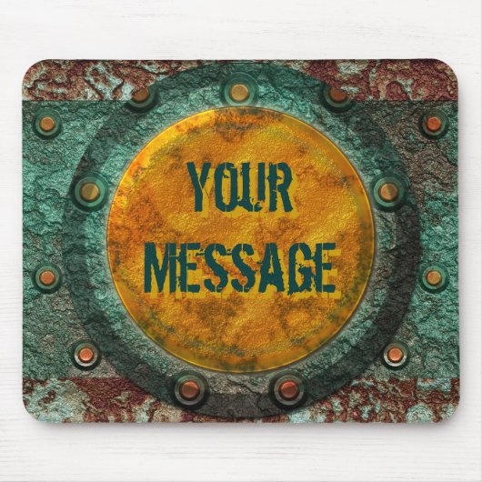 Steampunk 1A Mousepad Muismat (Voorkant)