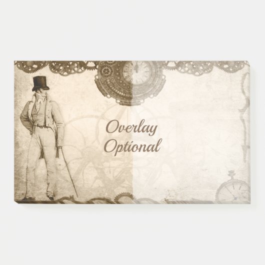 Steampunk 25A-B-opties Post-it® Notes (Voorkant)
