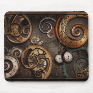 Steampunk - Abstract - de Tijd is ingewikkeld Muismat