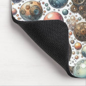 Steampunk Abstract Mousepad Muismat (Hoek)