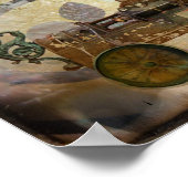 Steampunk afspelen poster (Hoek)