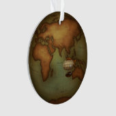 Steampunk Air Travel Carte néo-victorienne de l'Es (devant)