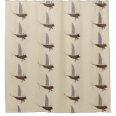 Steampunk Airship Shower Curtain Douchegordijn (Voorkant)