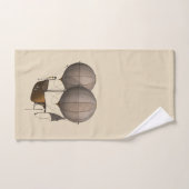 Steampunk Airship Towel Set Bad Handdoek (Handdoek)