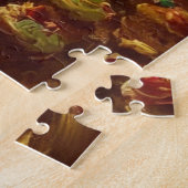 Steampunk Alice en Cupcakes AI Generated Art Legpuzzel (Zijkant)