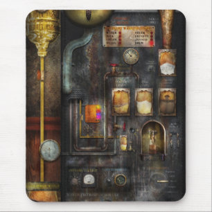 Steampunk - alles voor een kop koffie muismat