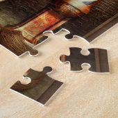 Steampunk - Alphabet - M is voor Mustache Legpuzzel (Zijkant)